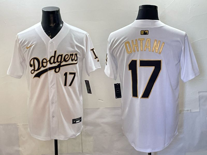 Men 2026 Nike Los Angeles Dodgers #17 Ohtani White Game MLB Jersey 010->los angeles dodgers->MLB Jersey